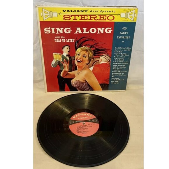 The Stay-Up-Lates Sing Along (Vinyl) Valiant V-4906 GOOD+ LP Record Album - Picture 2 of 12